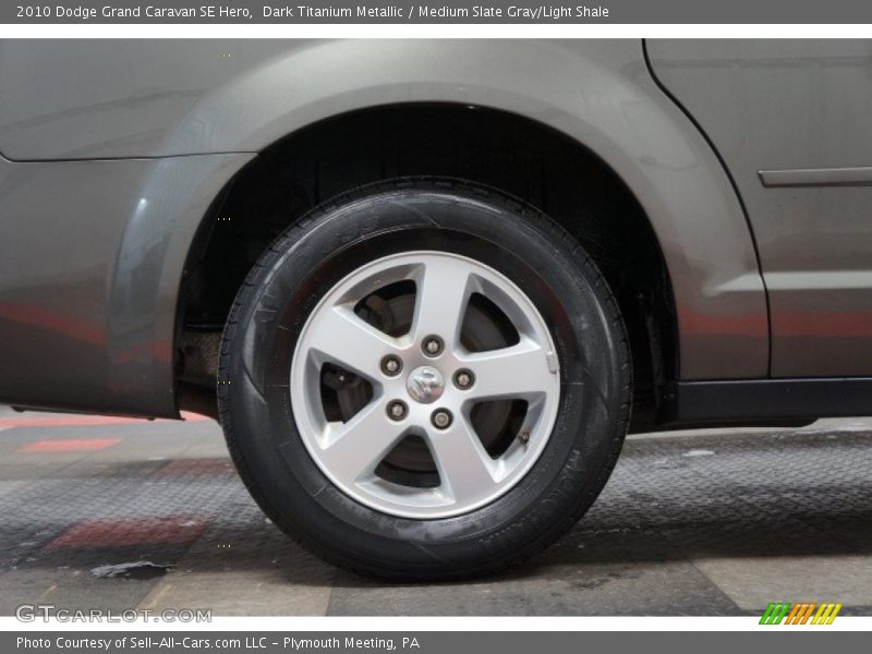 Dark Titanium Metallic / Medium Slate Gray/Light Shale 2010 Dodge Grand Caravan SE Hero