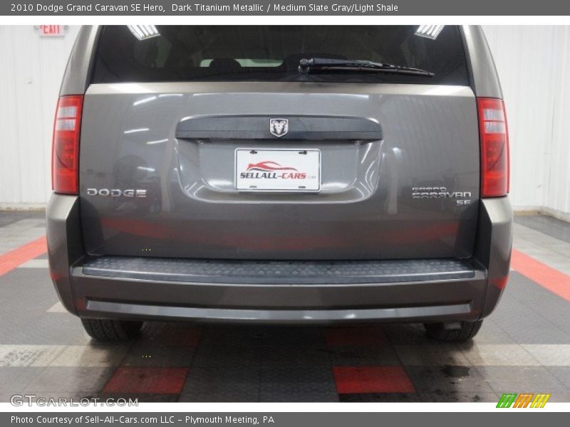 Dark Titanium Metallic / Medium Slate Gray/Light Shale 2010 Dodge Grand Caravan SE Hero