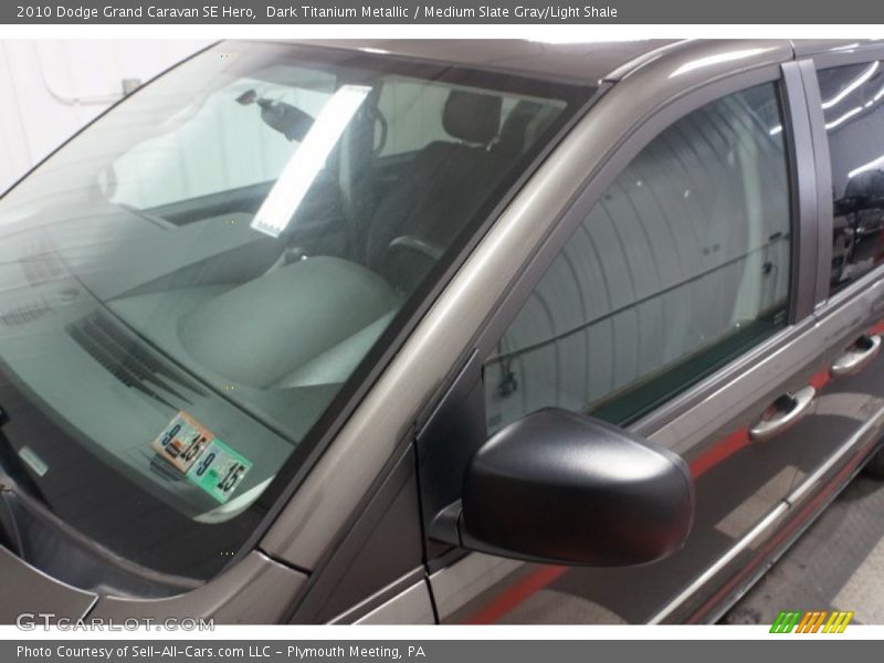 Dark Titanium Metallic / Medium Slate Gray/Light Shale 2010 Dodge Grand Caravan SE Hero