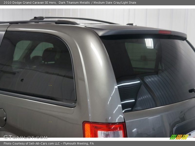 Dark Titanium Metallic / Medium Slate Gray/Light Shale 2010 Dodge Grand Caravan SE Hero
