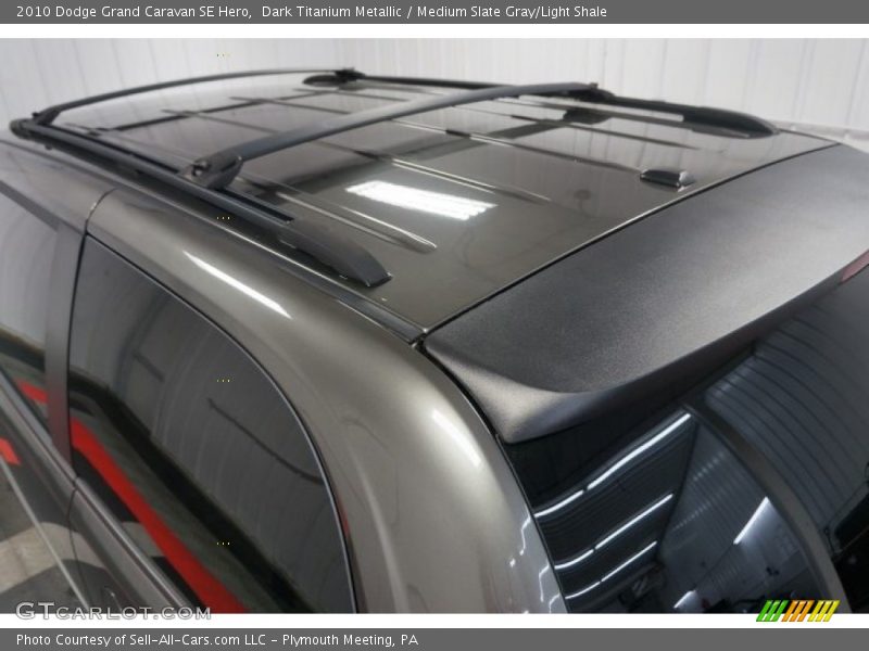 Dark Titanium Metallic / Medium Slate Gray/Light Shale 2010 Dodge Grand Caravan SE Hero