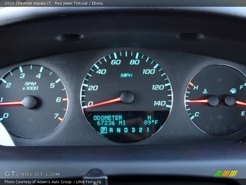 Red Jewel Tintcoat / Ebony 2010 Chevrolet Impala LT