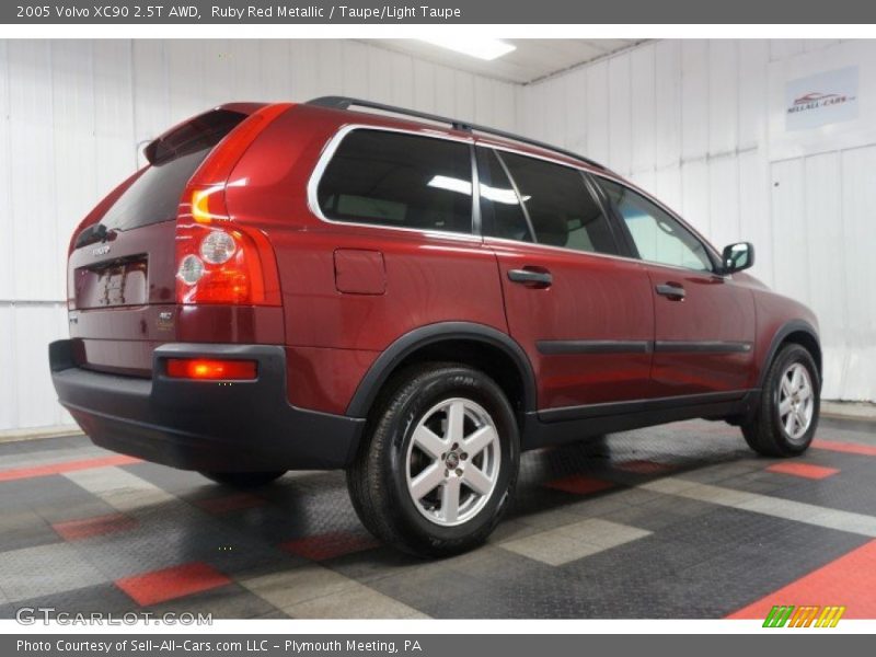 Ruby Red Metallic / Taupe/Light Taupe 2005 Volvo XC90 2.5T AWD