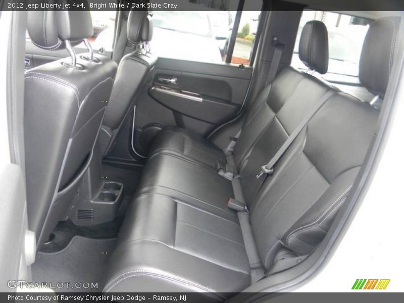 Bright White / Dark Slate Gray 2012 Jeep Liberty Jet 4x4
