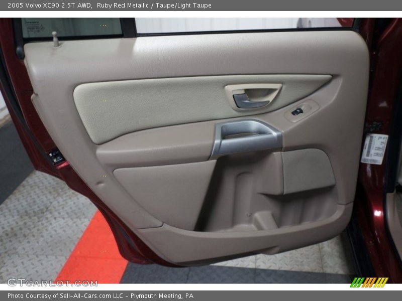 Ruby Red Metallic / Taupe/Light Taupe 2005 Volvo XC90 2.5T AWD