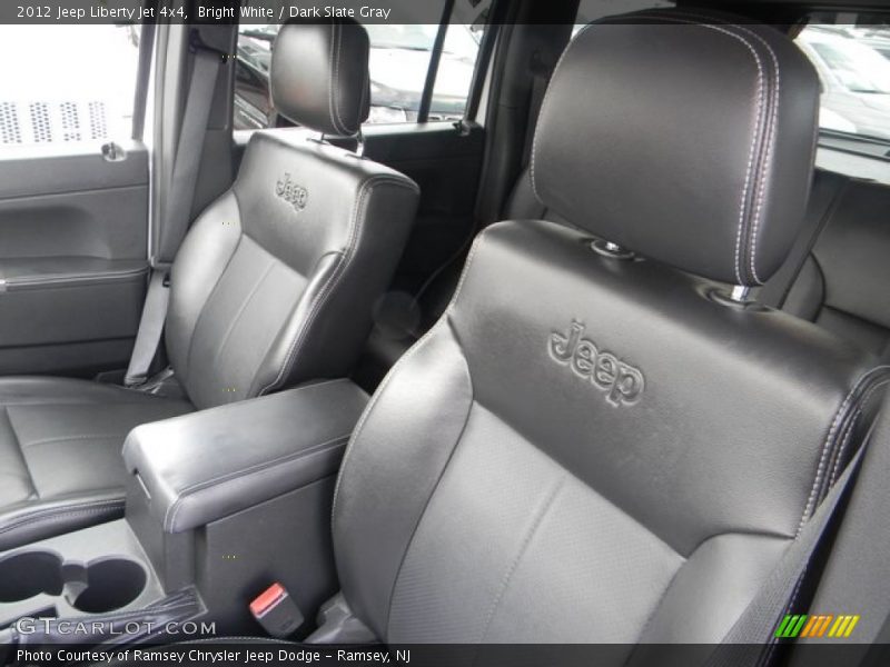 Bright White / Dark Slate Gray 2012 Jeep Liberty Jet 4x4