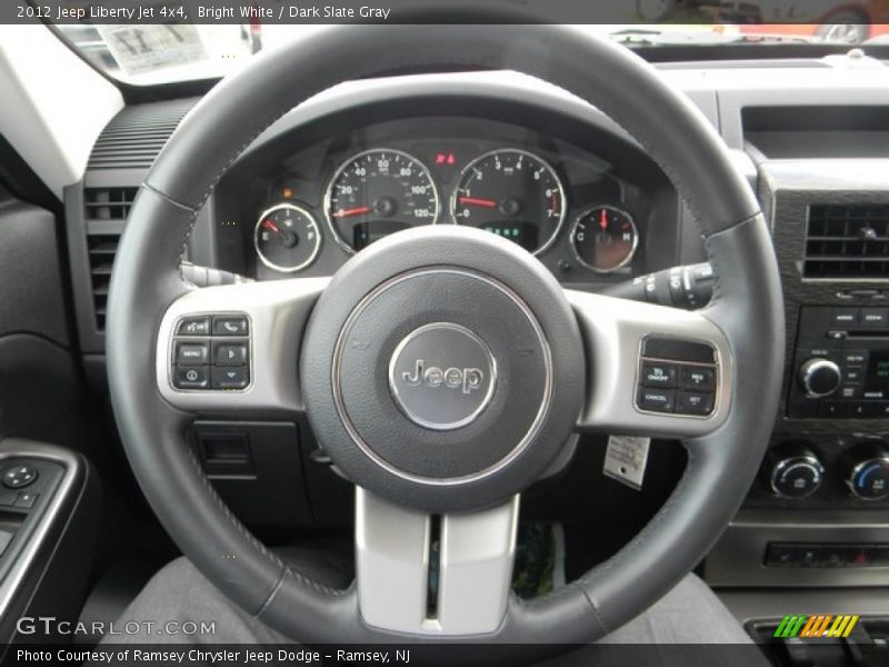 Bright White / Dark Slate Gray 2012 Jeep Liberty Jet 4x4