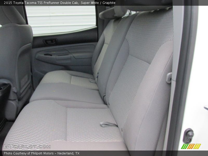Super White / Graphite 2015 Toyota Tacoma TSS PreRunner Double Cab