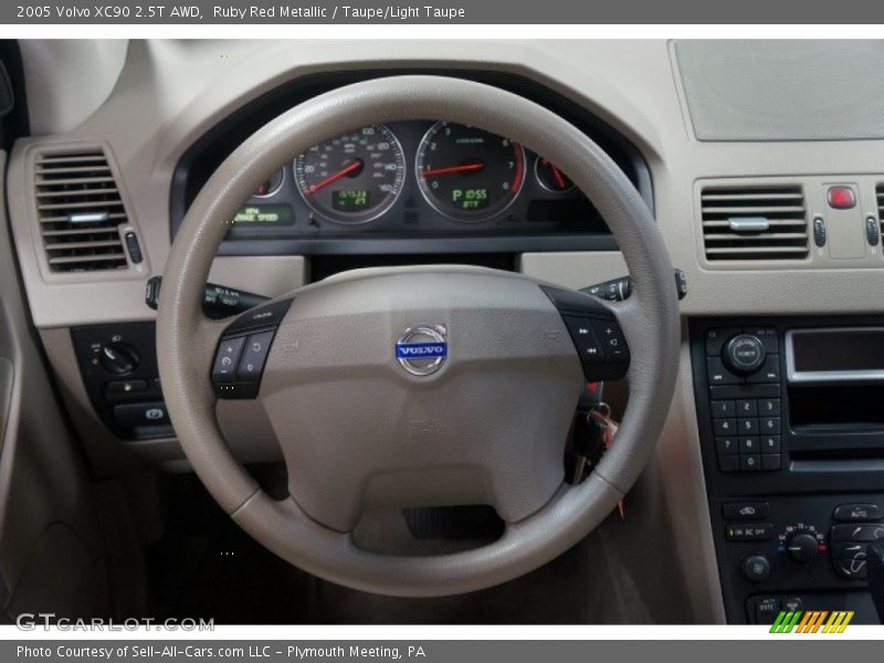 Ruby Red Metallic / Taupe/Light Taupe 2005 Volvo XC90 2.5T AWD