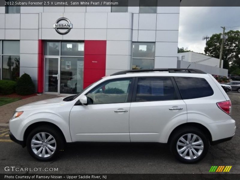  2012 Forester 2.5 X Limited Satin White Pearl