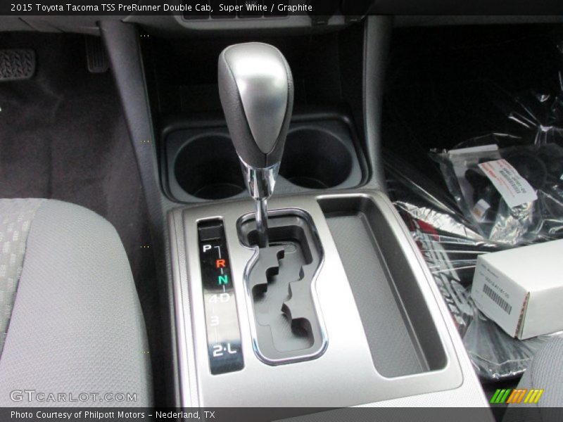 Super White / Graphite 2015 Toyota Tacoma TSS PreRunner Double Cab