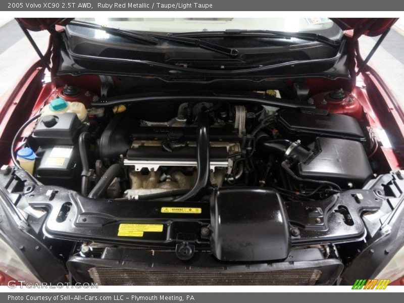 Ruby Red Metallic / Taupe/Light Taupe 2005 Volvo XC90 2.5T AWD