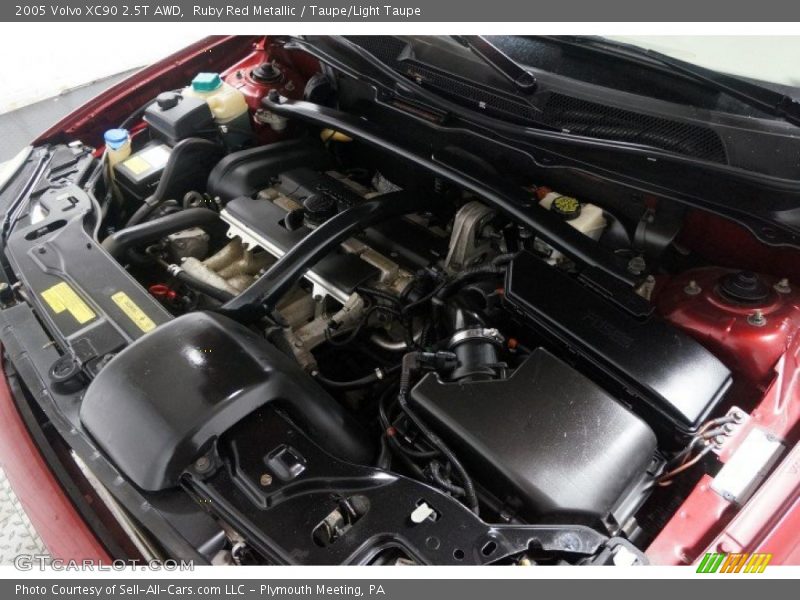 Ruby Red Metallic / Taupe/Light Taupe 2005 Volvo XC90 2.5T AWD