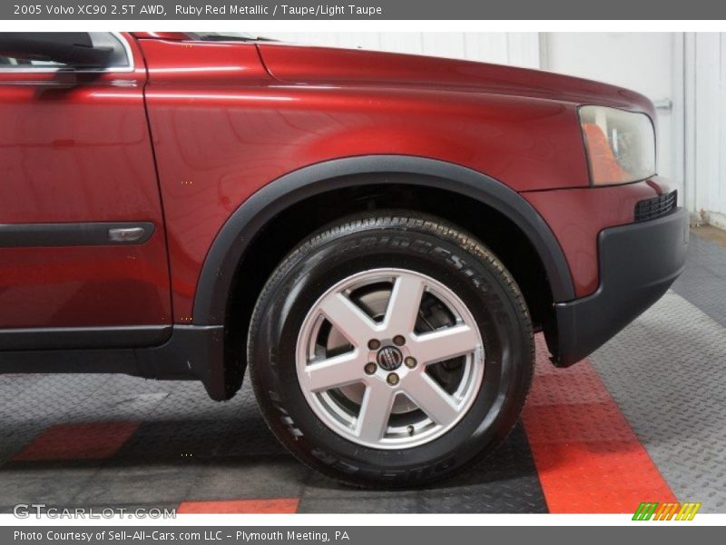 Ruby Red Metallic / Taupe/Light Taupe 2005 Volvo XC90 2.5T AWD