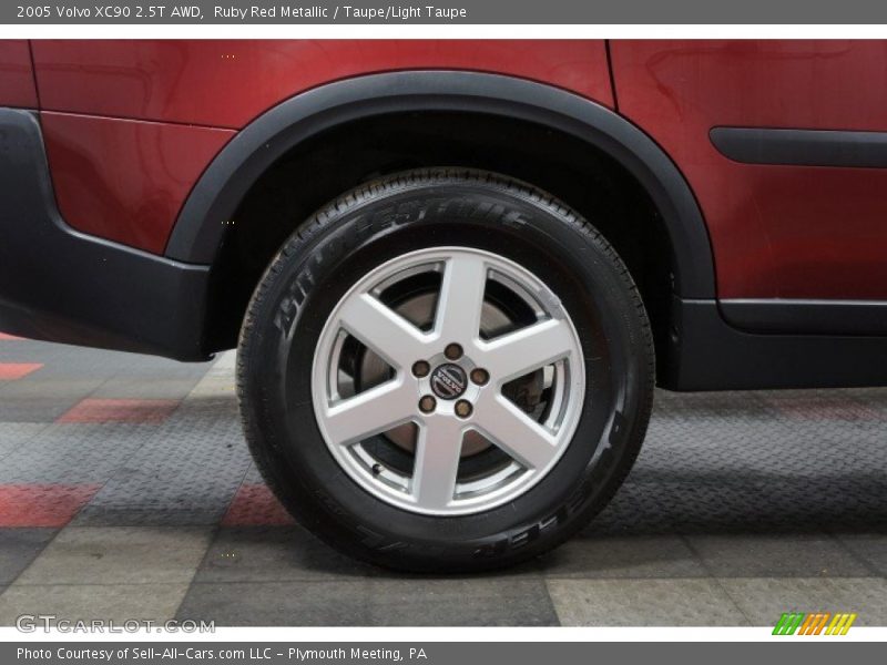 Ruby Red Metallic / Taupe/Light Taupe 2005 Volvo XC90 2.5T AWD