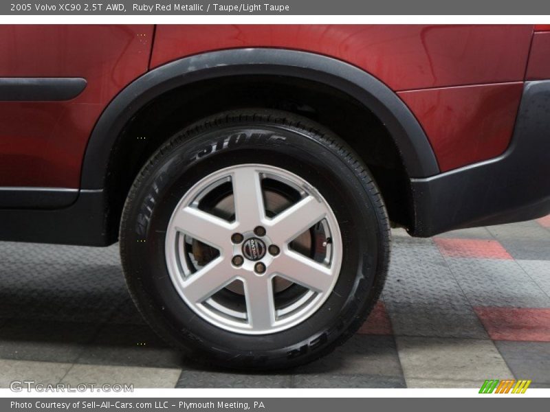 Ruby Red Metallic / Taupe/Light Taupe 2005 Volvo XC90 2.5T AWD
