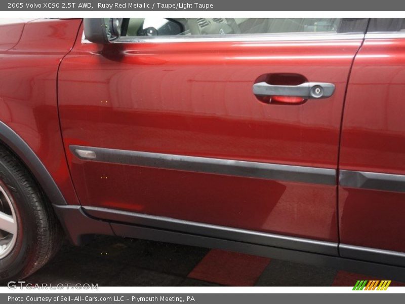 Ruby Red Metallic / Taupe/Light Taupe 2005 Volvo XC90 2.5T AWD