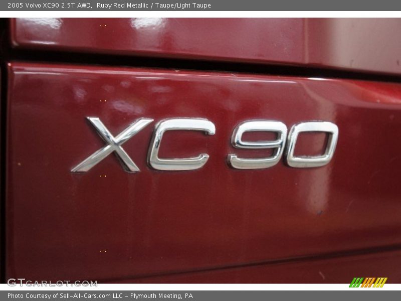 Ruby Red Metallic / Taupe/Light Taupe 2005 Volvo XC90 2.5T AWD