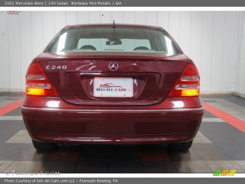 Bordeaux Red Metallic / Ash 2002 Mercedes-Benz C 240 Sedan