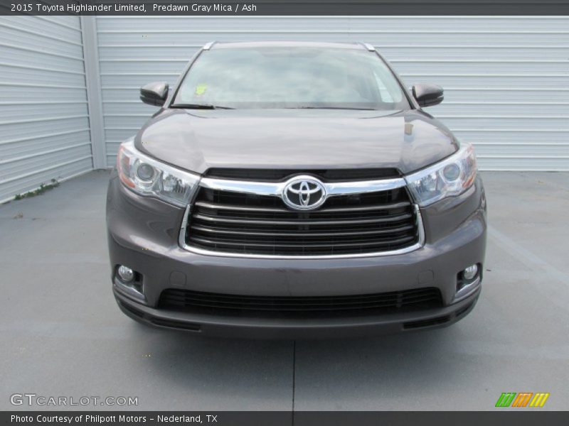Predawn Gray Mica / Ash 2015 Toyota Highlander Limited