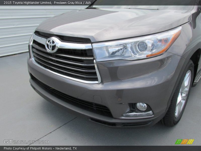 Predawn Gray Mica / Ash 2015 Toyota Highlander Limited