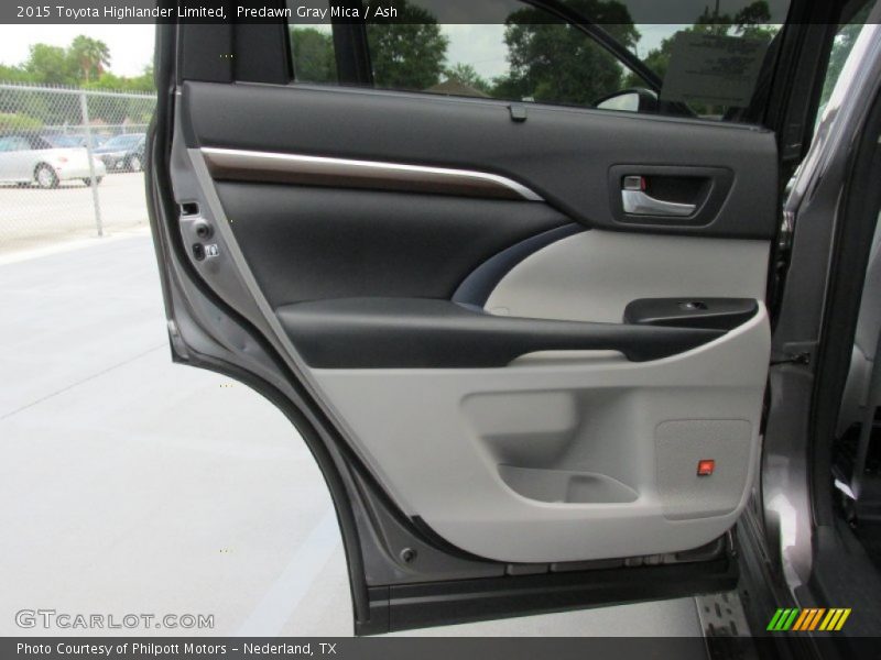 Predawn Gray Mica / Ash 2015 Toyota Highlander Limited