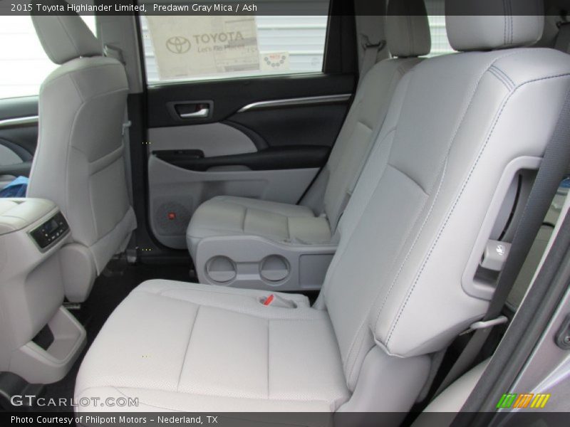 Predawn Gray Mica / Ash 2015 Toyota Highlander Limited