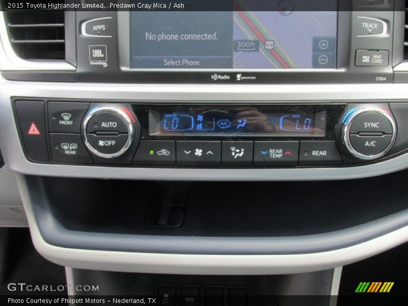 Predawn Gray Mica / Ash 2015 Toyota Highlander Limited