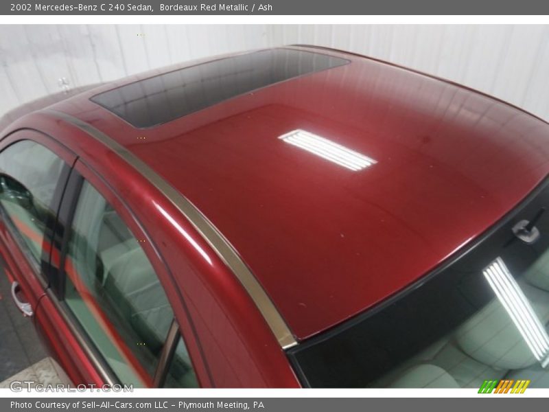 Bordeaux Red Metallic / Ash 2002 Mercedes-Benz C 240 Sedan
