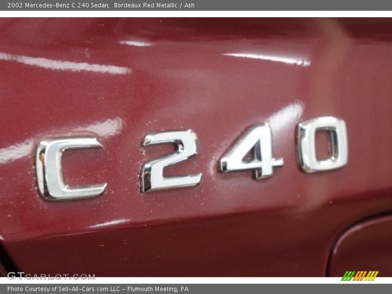 Bordeaux Red Metallic / Ash 2002 Mercedes-Benz C 240 Sedan