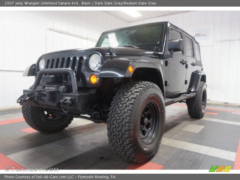 Black / Dark Slate Gray/Medium Slate Gray 2007 Jeep Wrangler Unlimited Sahara 4x4