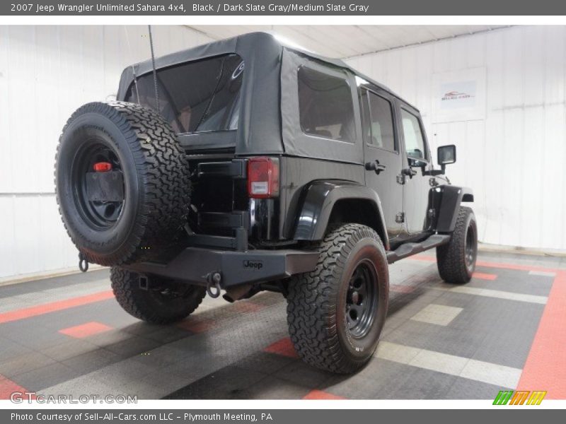 Black / Dark Slate Gray/Medium Slate Gray 2007 Jeep Wrangler Unlimited Sahara 4x4