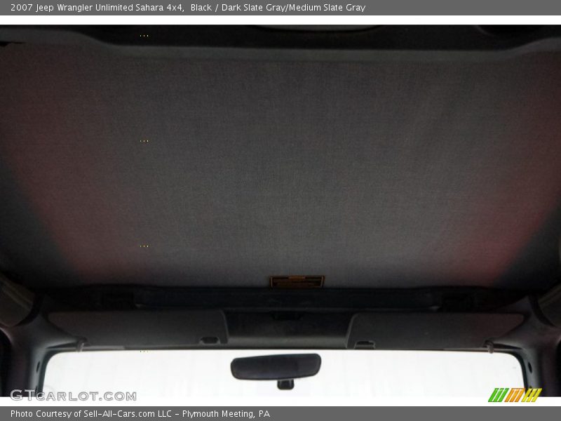 Black / Dark Slate Gray/Medium Slate Gray 2007 Jeep Wrangler Unlimited Sahara 4x4