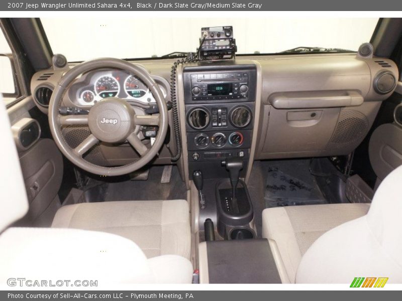 Black / Dark Slate Gray/Medium Slate Gray 2007 Jeep Wrangler Unlimited Sahara 4x4