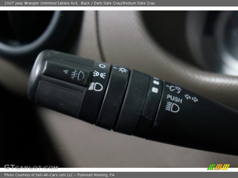 Black / Dark Slate Gray/Medium Slate Gray 2007 Jeep Wrangler Unlimited Sahara 4x4