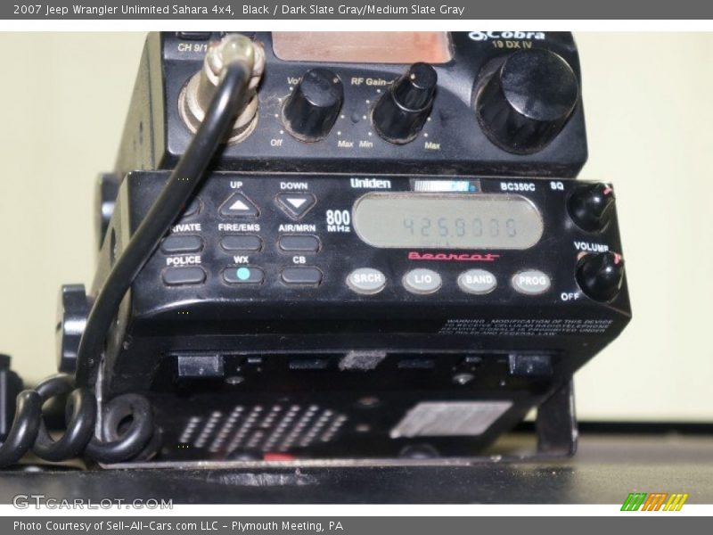 Black / Dark Slate Gray/Medium Slate Gray 2007 Jeep Wrangler Unlimited Sahara 4x4