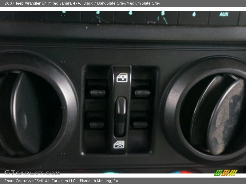 Black / Dark Slate Gray/Medium Slate Gray 2007 Jeep Wrangler Unlimited Sahara 4x4
