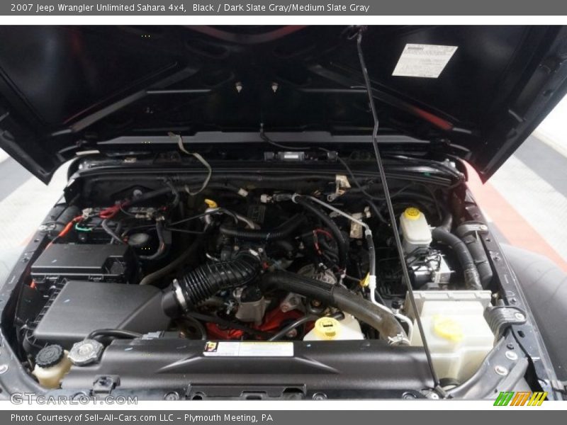 Black / Dark Slate Gray/Medium Slate Gray 2007 Jeep Wrangler Unlimited Sahara 4x4