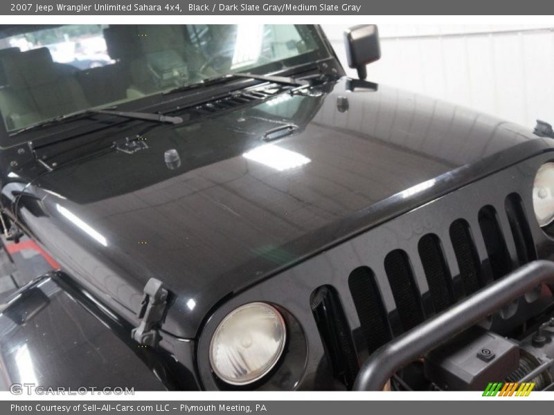 Black / Dark Slate Gray/Medium Slate Gray 2007 Jeep Wrangler Unlimited Sahara 4x4