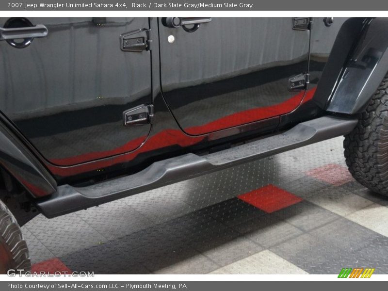 Black / Dark Slate Gray/Medium Slate Gray 2007 Jeep Wrangler Unlimited Sahara 4x4