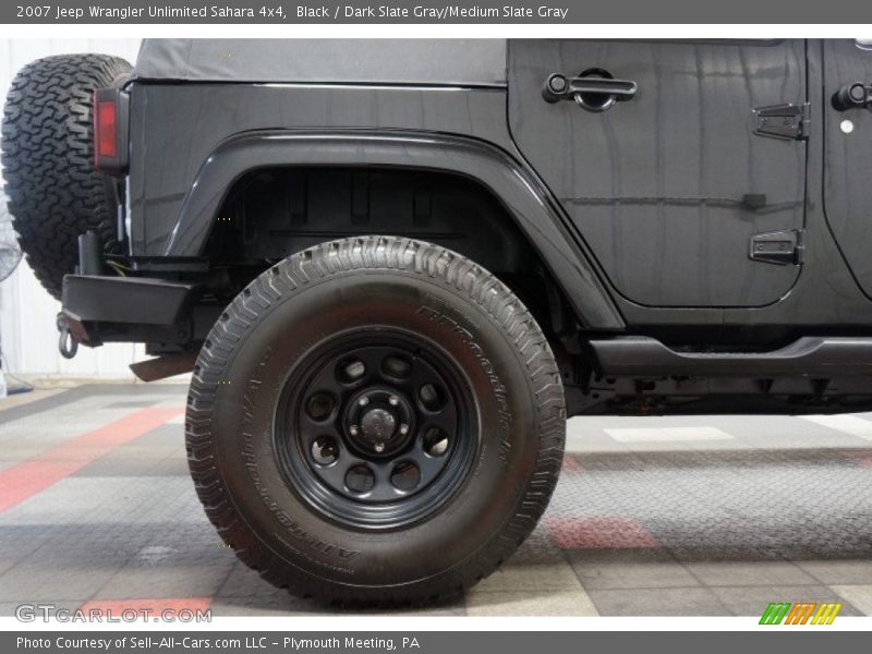 Black / Dark Slate Gray/Medium Slate Gray 2007 Jeep Wrangler Unlimited Sahara 4x4