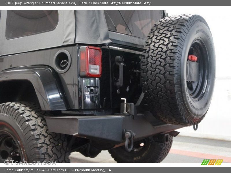 Black / Dark Slate Gray/Medium Slate Gray 2007 Jeep Wrangler Unlimited Sahara 4x4