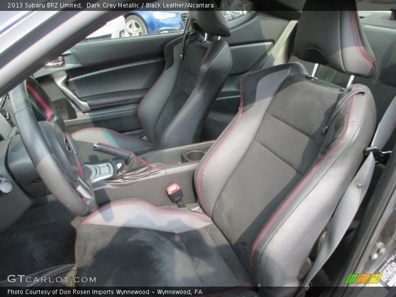 Dark Grey Metallic / Black Leather/Alcantara 2013 Subaru BRZ Limited