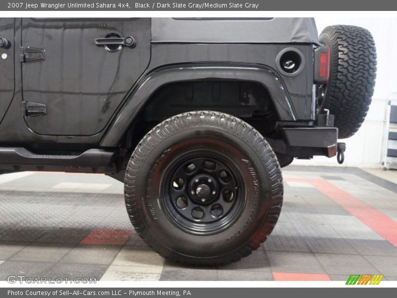 Black / Dark Slate Gray/Medium Slate Gray 2007 Jeep Wrangler Unlimited Sahara 4x4