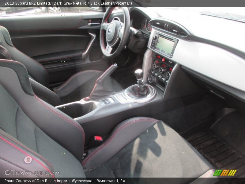 Dark Grey Metallic / Black Leather/Alcantara 2013 Subaru BRZ Limited