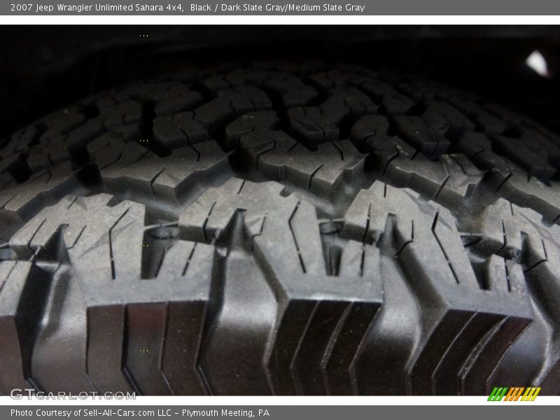 Black / Dark Slate Gray/Medium Slate Gray 2007 Jeep Wrangler Unlimited Sahara 4x4