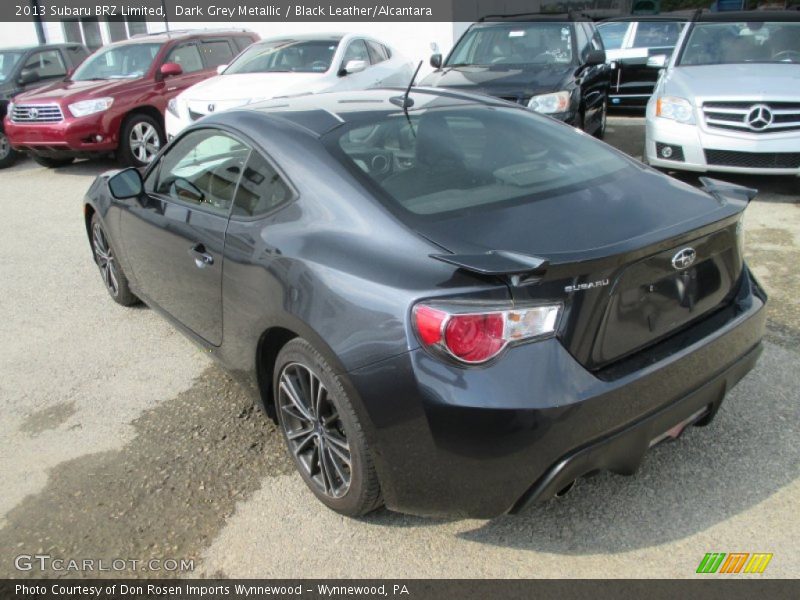 Dark Grey Metallic / Black Leather/Alcantara 2013 Subaru BRZ Limited