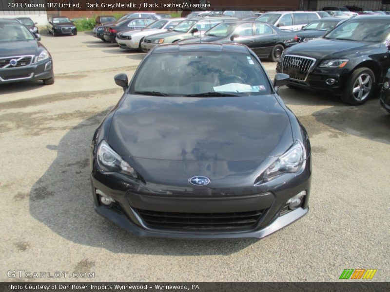 Dark Grey Metallic / Black Leather/Alcantara 2013 Subaru BRZ Limited