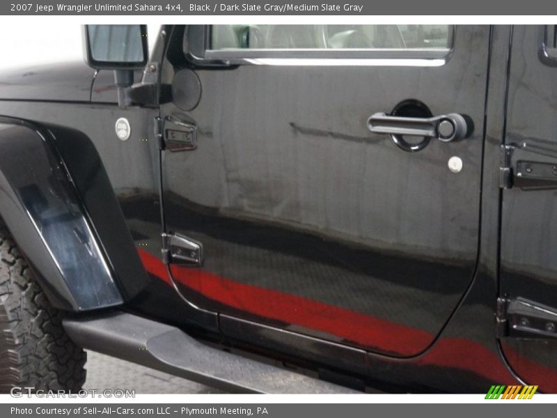Black / Dark Slate Gray/Medium Slate Gray 2007 Jeep Wrangler Unlimited Sahara 4x4