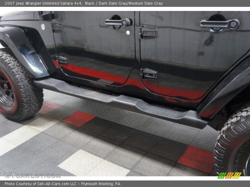 Black / Dark Slate Gray/Medium Slate Gray 2007 Jeep Wrangler Unlimited Sahara 4x4